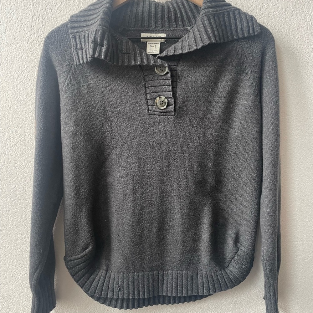 Ariat Charcoal Cowl Neck Sweater